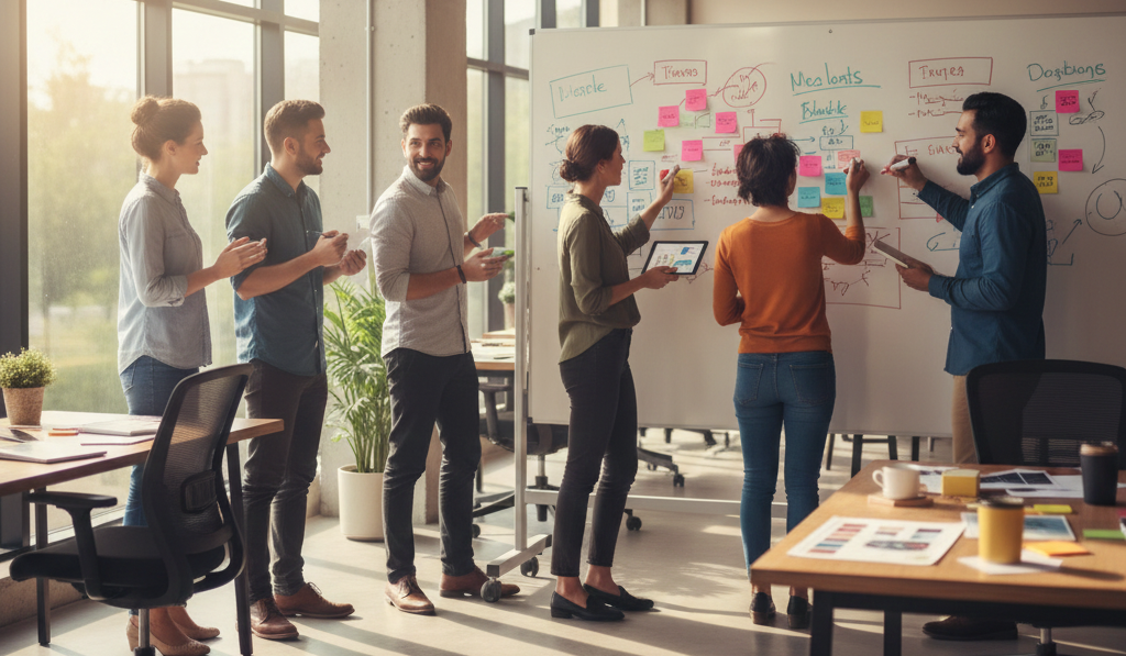 gestão da inovação - ambiente colaborativo, criatividade em ação e diversidade de ideias